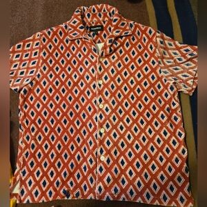 Bonobos Terry Cloth Button Up Cotton Shirt Dated 1996 Sizs Large